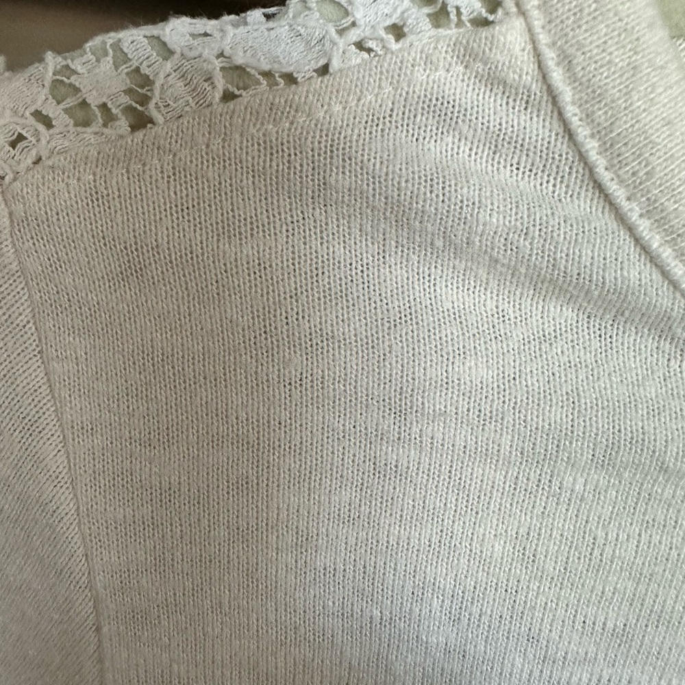 PrAna Beige long sleeve with lace top. Size Small - Picture 4 of 6